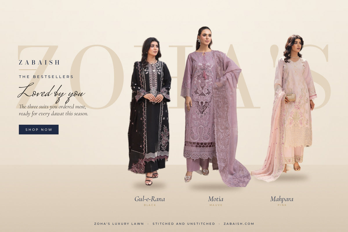 Zabaish Zoha's Luxury Lawn