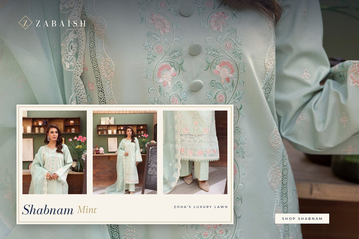 Zabaish Zoha's Luxury Lawn